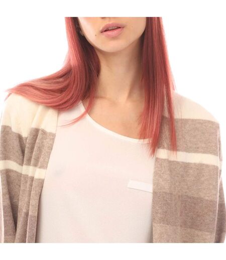 Cardigan lesly femme beige Only