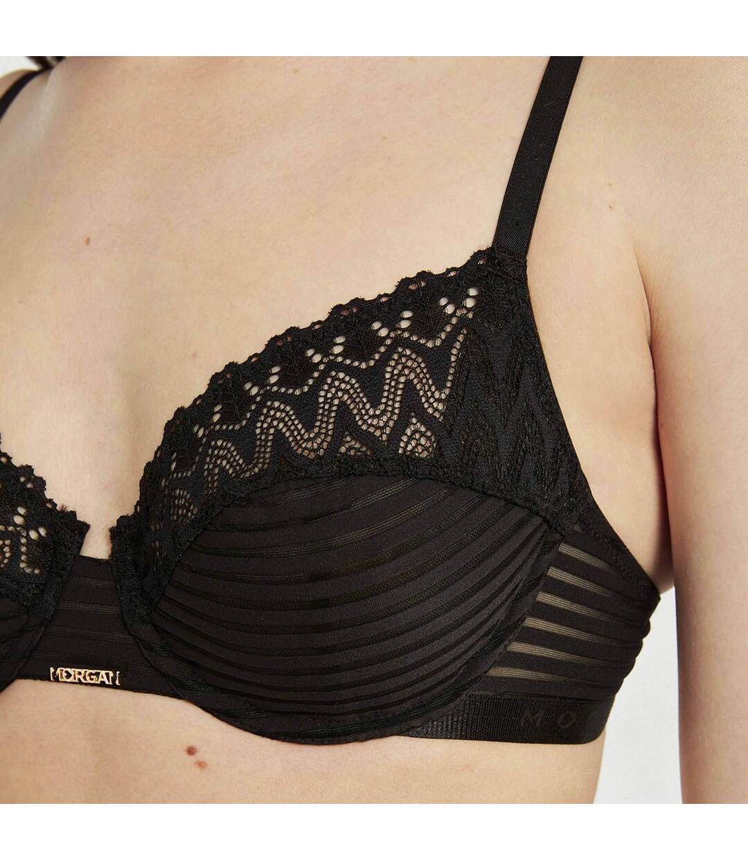 Soutien-gorge armature noir Célia