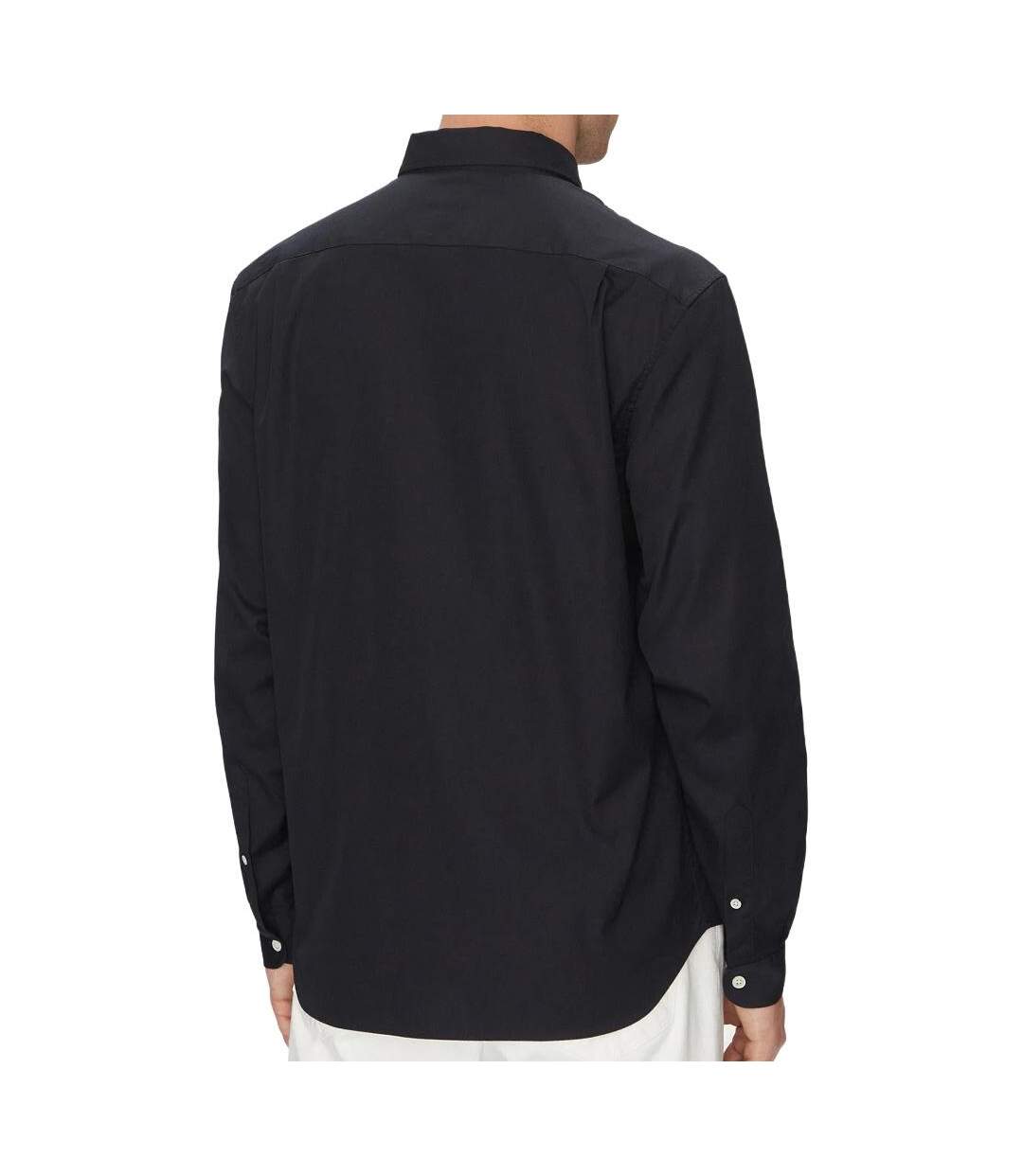 Chemise noir homme lacoste formal shirts-2