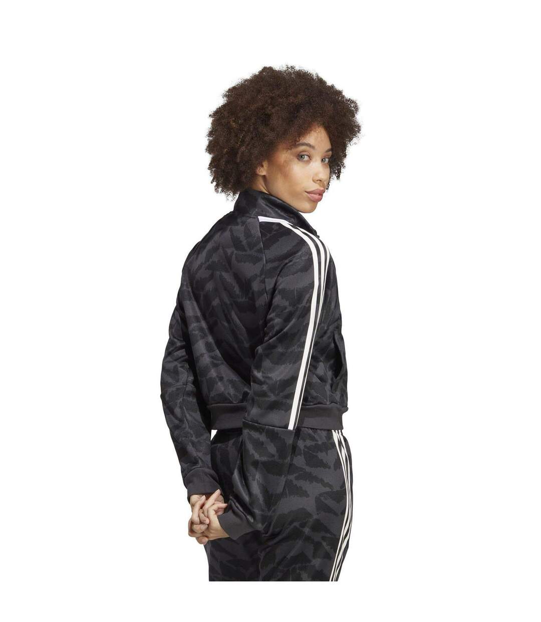 Veste De Survêtement Tiro Suit Up Lifestyle Femme Gris Blanc Adidas-3