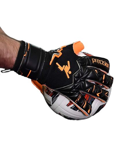 Gants de gardien de but fusion pro surround adulte noir / orange fluo Precision