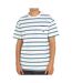 T-shirt Blanc/Vert Homme Tommy Hilfiger Easy Stripe - M