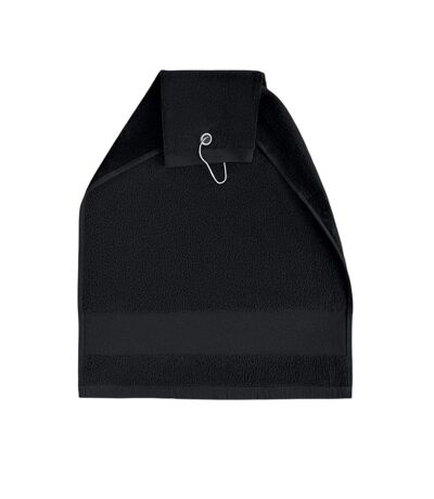 Hitowgo cotton golf towel one size black MidOcean