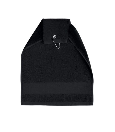 Hitowgo cotton golf towel one size black MidOcean