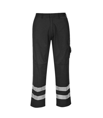 Portwest Mens Iona Combat Safety Pants (Black) - UTPW474