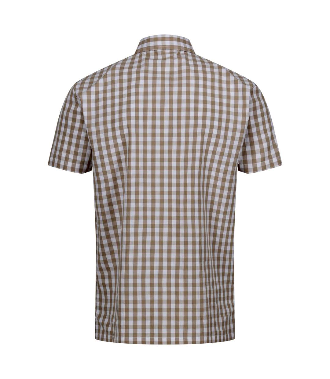 Mens denmoor checked shirt oat/white Regatta