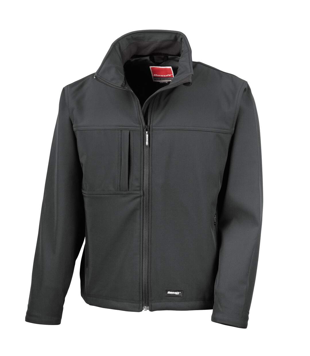 Veste Softshell Imperméable, Coupe-vent Et Respirante Homme Noir Result-2