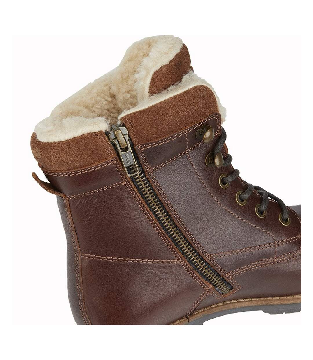 Bottes de campagne femme marron foncé Woodland-3