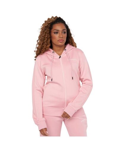 Haut de survêtement genova femme rose Crosshatch