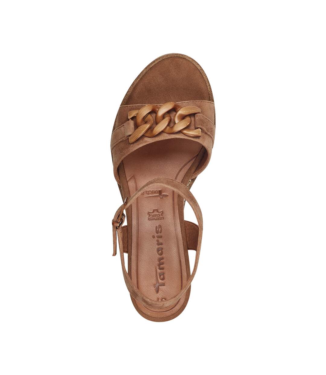 Sandales Compensée Cuir Tamaris-5