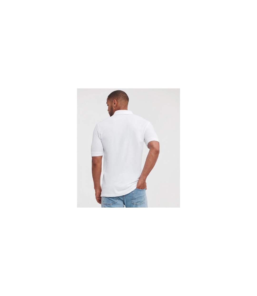 Polo Homme Blanc Russell-1