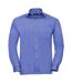 Collection Chemise À Manches Longues Pour Hommes Bleu Clair Russell-2