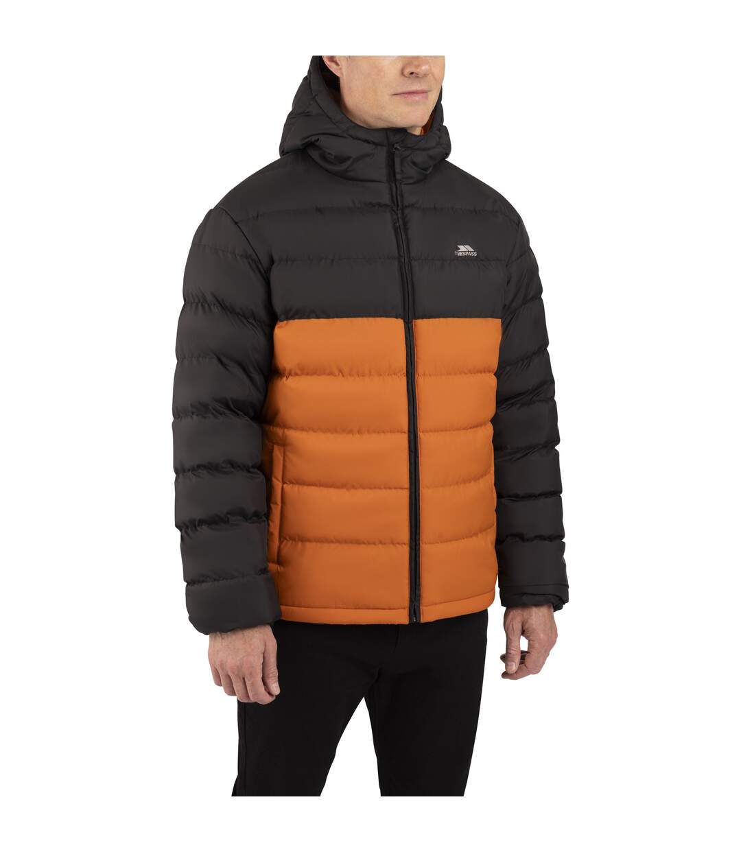 Doudoune Matelassée Oskar Homme Orange Trespass-4