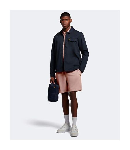 Polo Uni Homme Mauve Rose Lyle & Scott