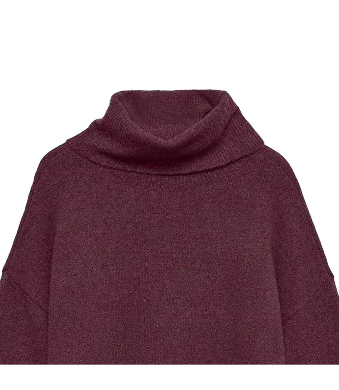 Robe-pull Femme Bordeaux Vero Moda-3
