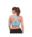 Womens/ladies fast impact high support sports bra blue Adidas-2