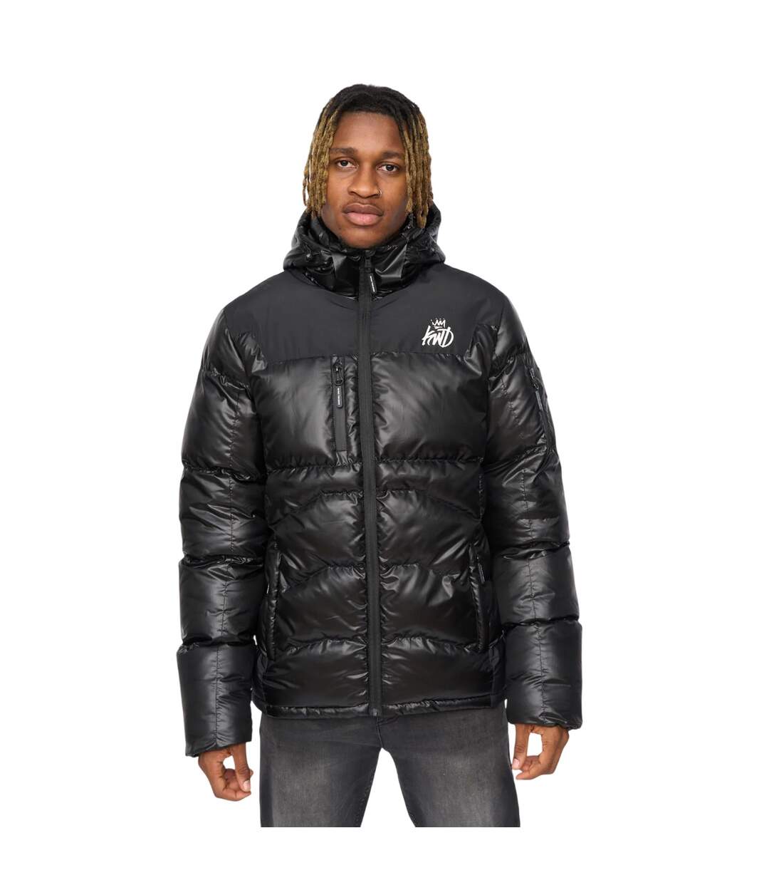 Mens Ascend Puffer Jacket Black Kings Will Dream-2