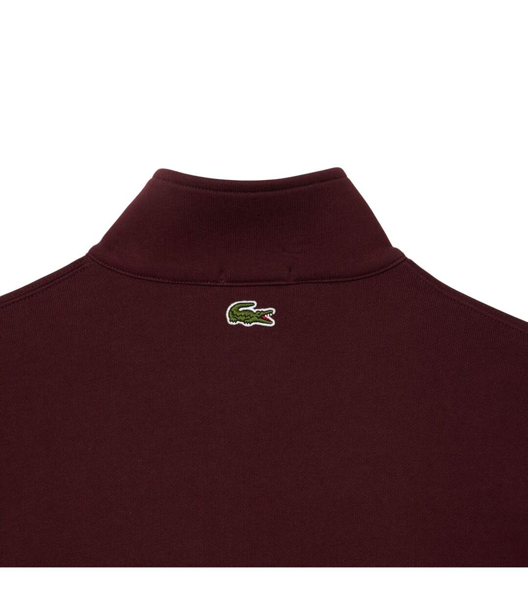 Unisex Adult High-neck Sweatshirt Maroon Red Lacoste-4