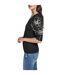 Womens/ladies Knitted Puff Sleeve Top Black Karl Lagerfeld-4