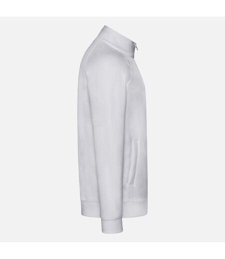 Sweatshirt à fermeture zippée homme blanc Fruit of the Loom