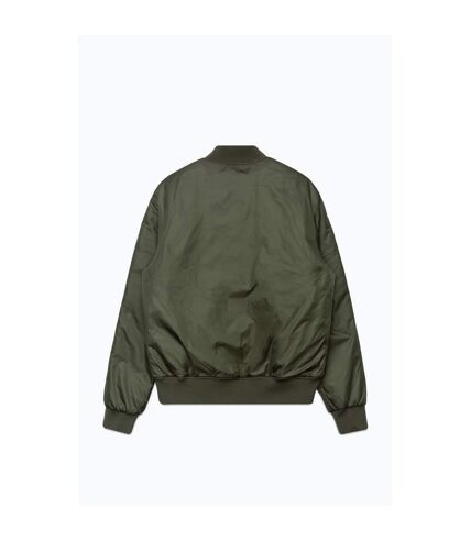 Hype Mens Scribble Bomber Jacket (Green) - UTHY8651