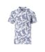 Chemise Blanc/Bleu Homme American People Cabiai - L