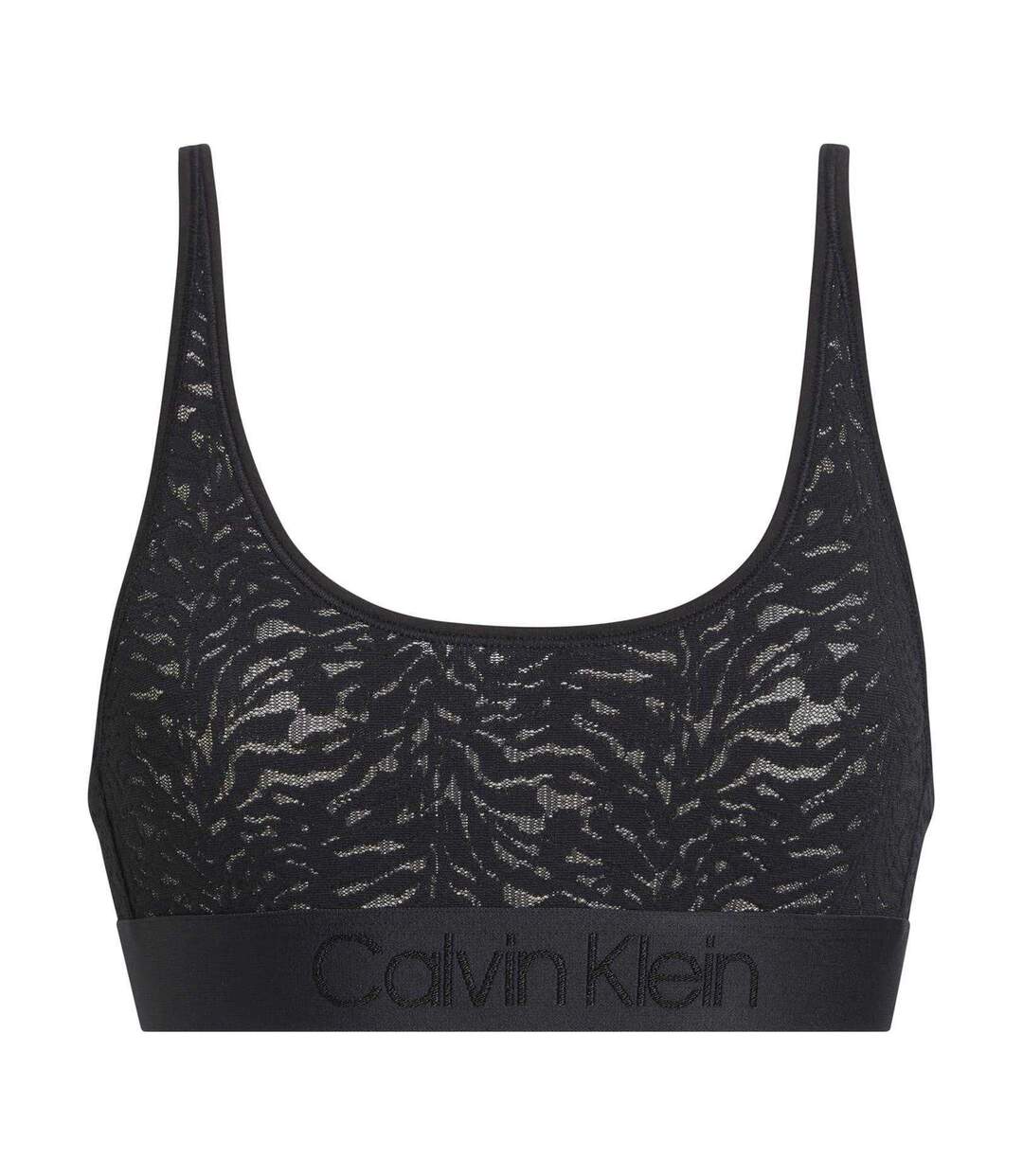 Brassière Motif/style Imprimé Zèbre Femme Noir Calvin Klein-1