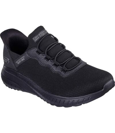 Womens/ladies bobs sport squad chaos trainers black Skechers