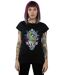 Disney Femme/Les femmes Mulan - T-shirt en coton ornemental (Noir) - UTBI16052-2