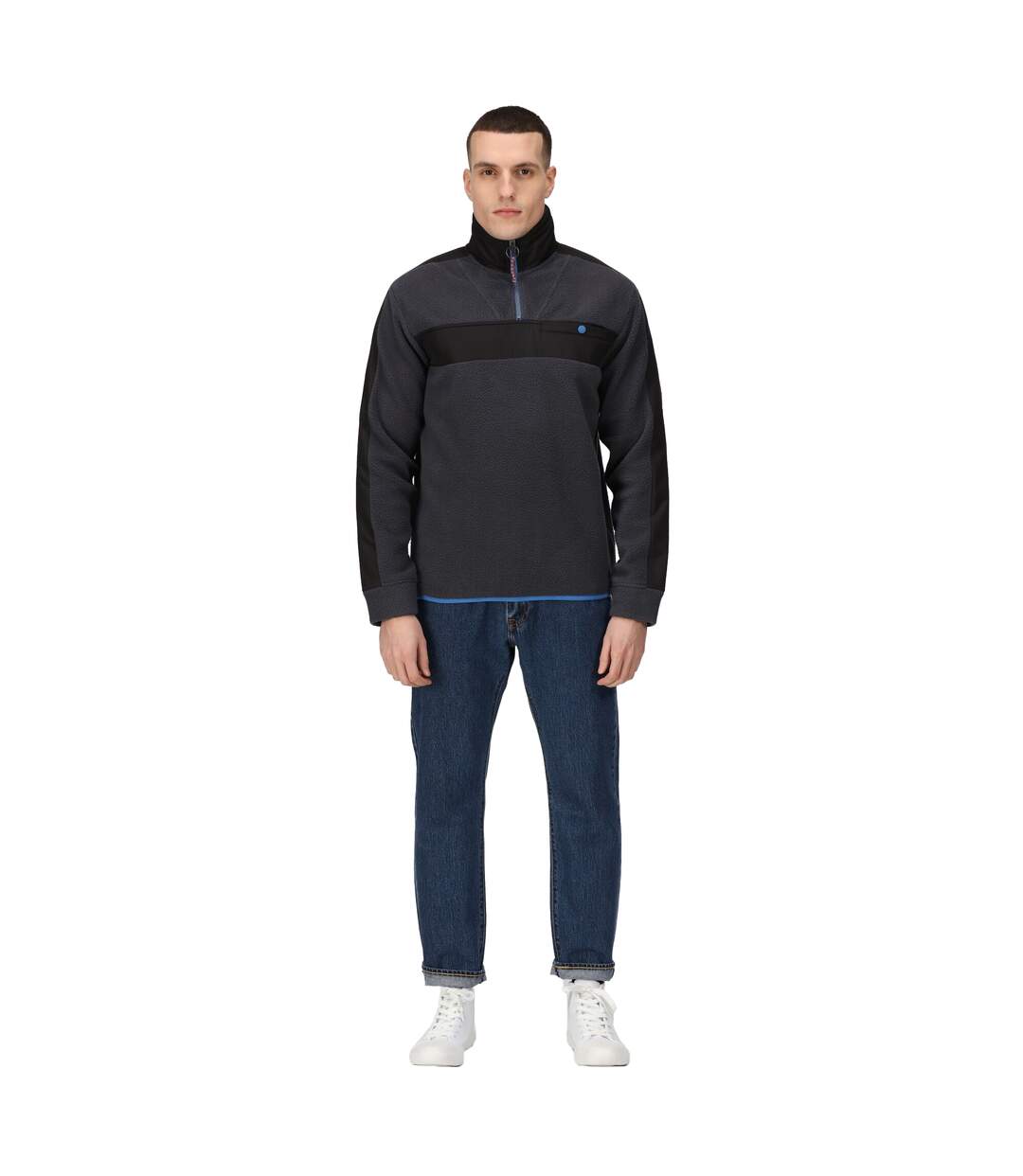 Haut polaire homme gris phoque / noir Regatta Professional-4