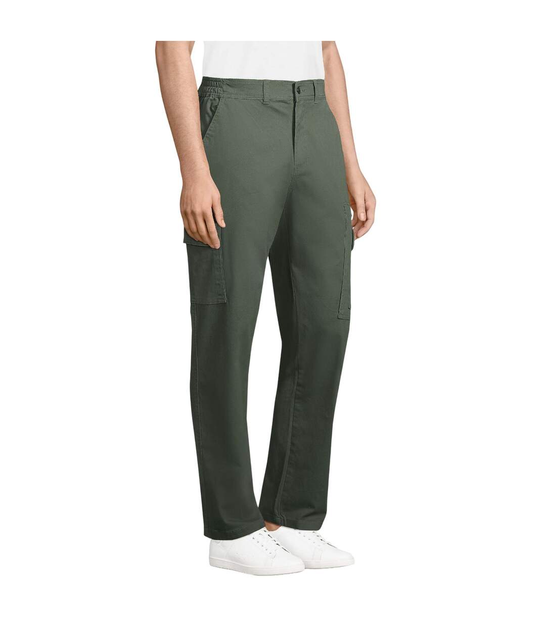 Pantalon Docker Homme Vert Forêt SOLS-1