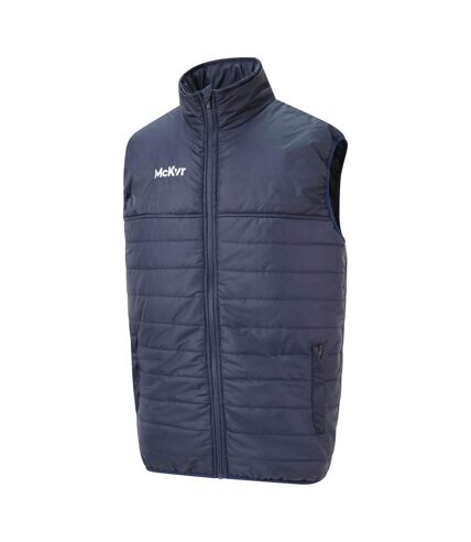 Unisex adult core 22 padded gilet navy McKeever