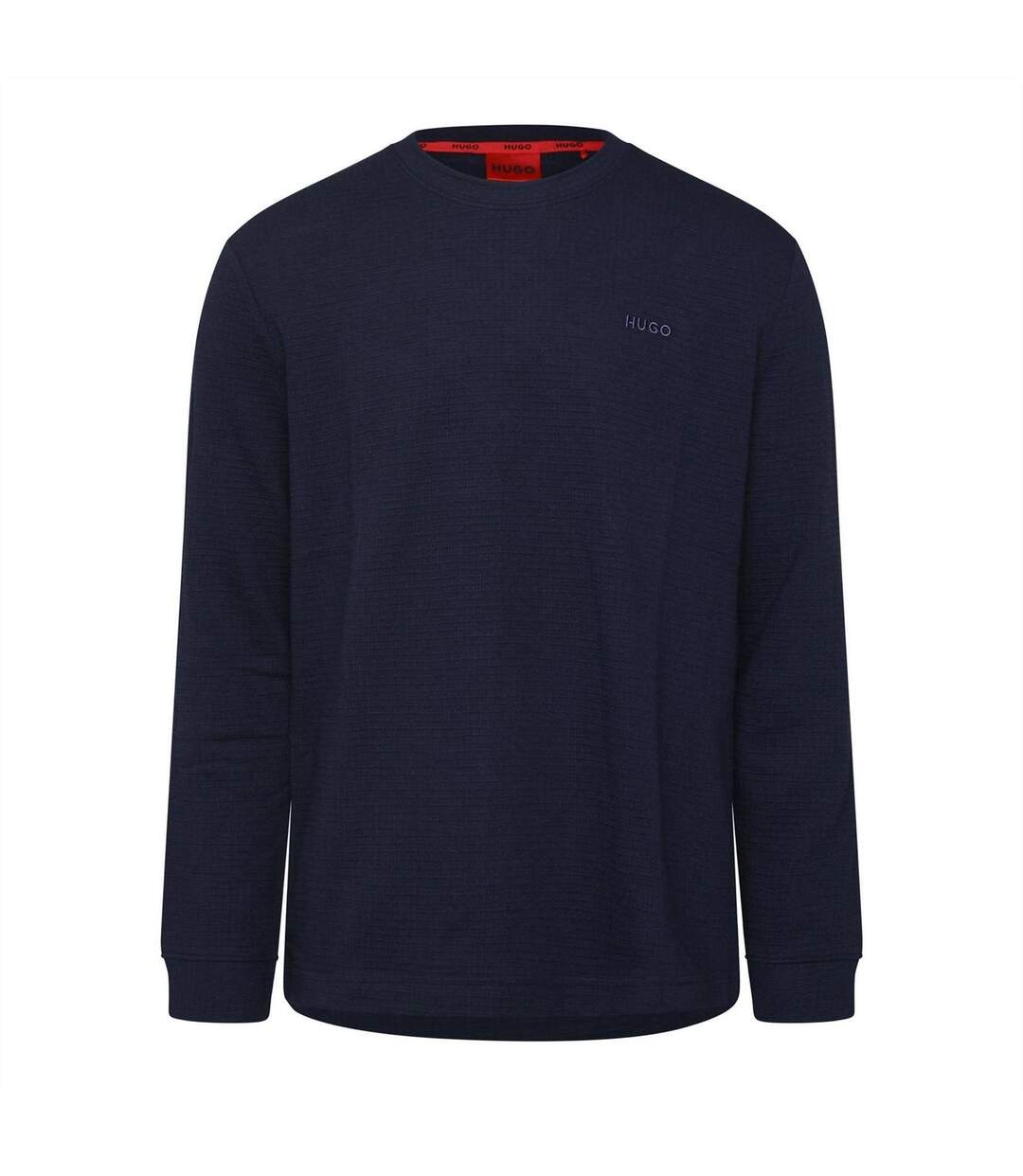 Haut De Pyjama Motif/style Structuré Austin Homme Bleu Marine Hugo-1