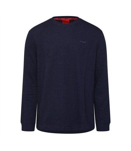 Haut De Pyjama Motif/style Structuré Austin Homme Bleu Marine Hugo
