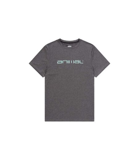 Animal Mens Latero Logo Swimming T-Shirt (Charcoal)