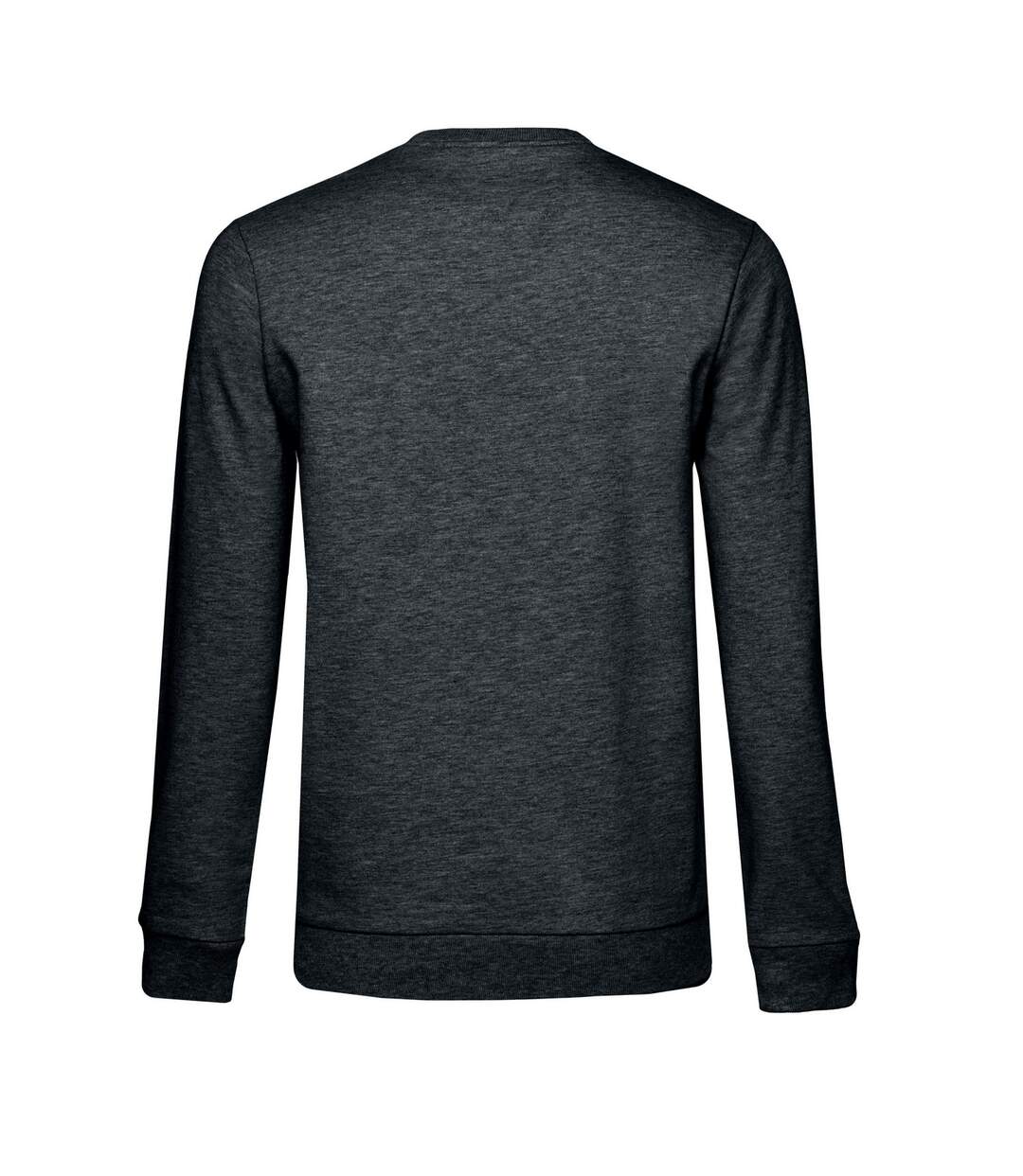 Sweat Manches Cousues Femme Anthracite Chiné B&C-2