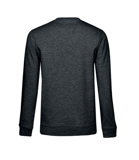 Sweat Manches Cousues Femme Anthracite Chiné B&C