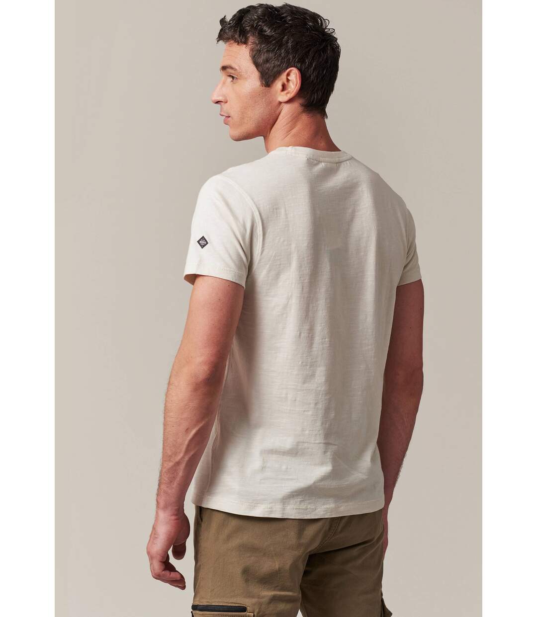 tshirt col rond avec imprimé hipster et lettrage sur le devant HIPSTER-3