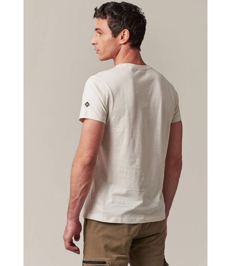 tshirt col rond avec imprimé hipster et lettrage sur le devant HIPSTER