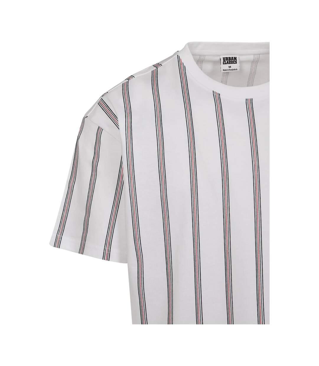 T-shirt Motif/style À Rayures Homme Blanc Bleu Marine Urban Classics-3