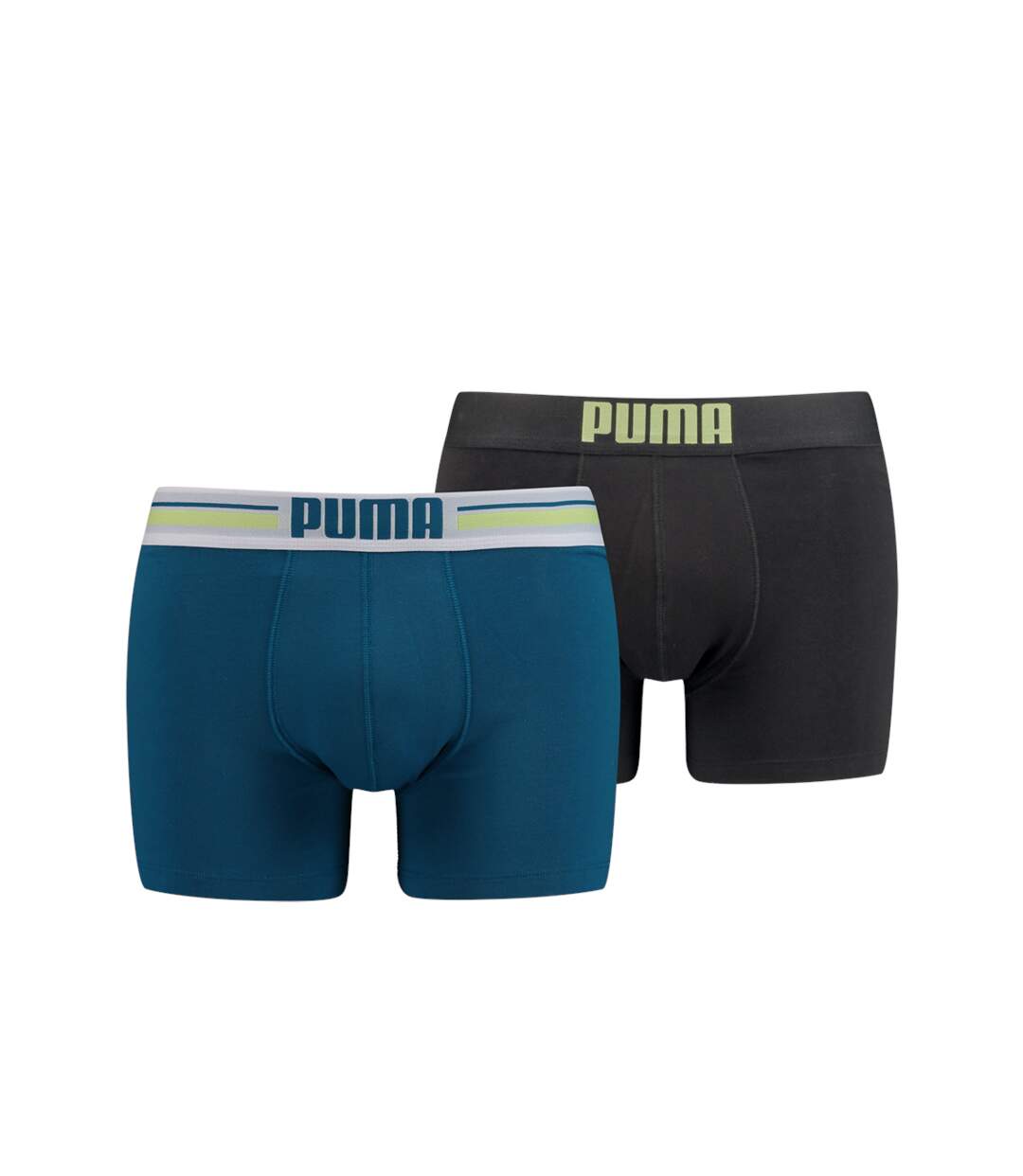 Boxer PUMA pour Homme Qualité et Confort -Assortiment modèles photos selon arrivages- Pack de 2 PUMA LOGO BOXER asst001-1