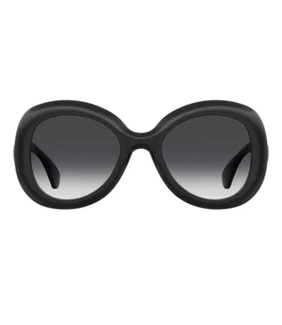 Womens/ladies Round Frame Sunglasses One Size Black Moschino