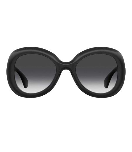 Womens/ladies Round Frame Sunglasses One Size Black Moschino