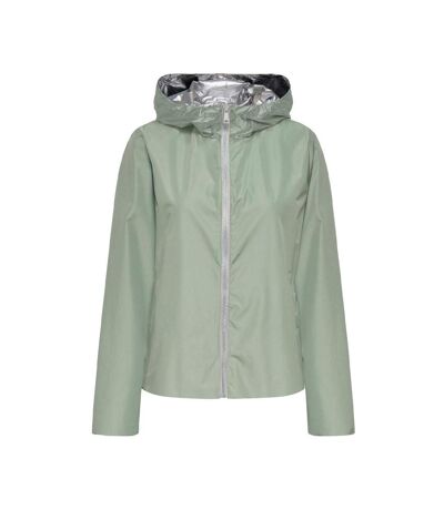 Parka vert/argent femme only fry - l