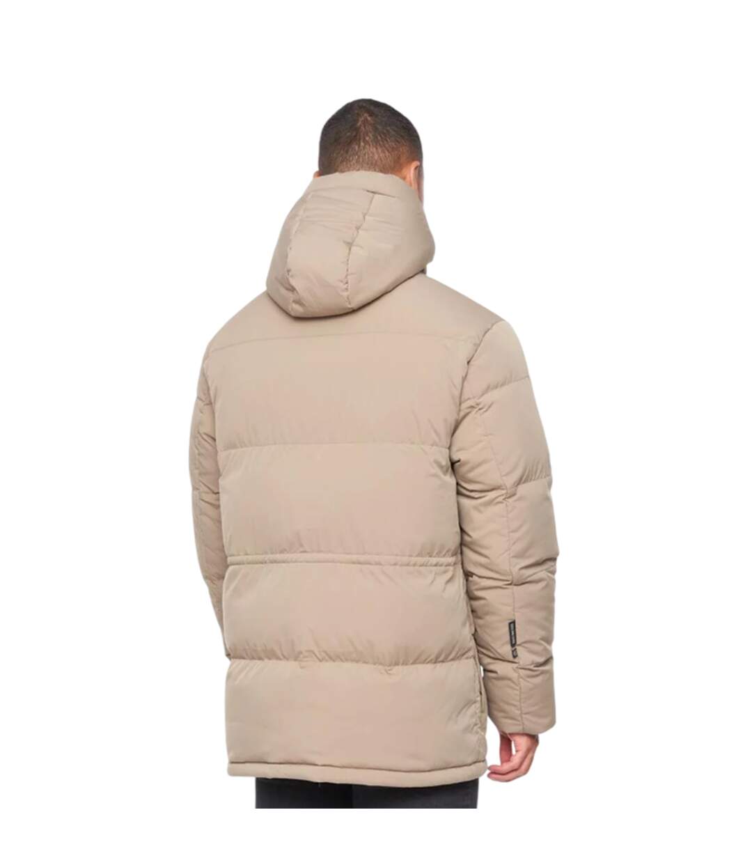 Mens Fletchley Puffer Jacket Beige Duck And Cover-3
