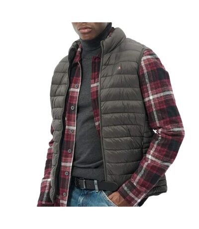 Doudoune sans manches kaki homme teddy smith b-terry 12014310 - l