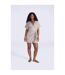 Combishort Femme Taupe Animal-1