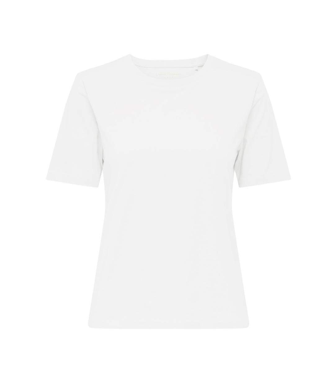 T-Shirt blanc femme only happy-1