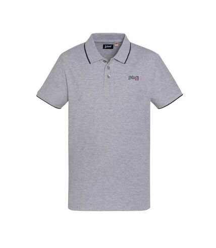 Polo Grise Homme Schott PAUL - L