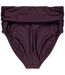 Womens/ladies High Waist Bikini Bottoms Purple Panos Emporio-2